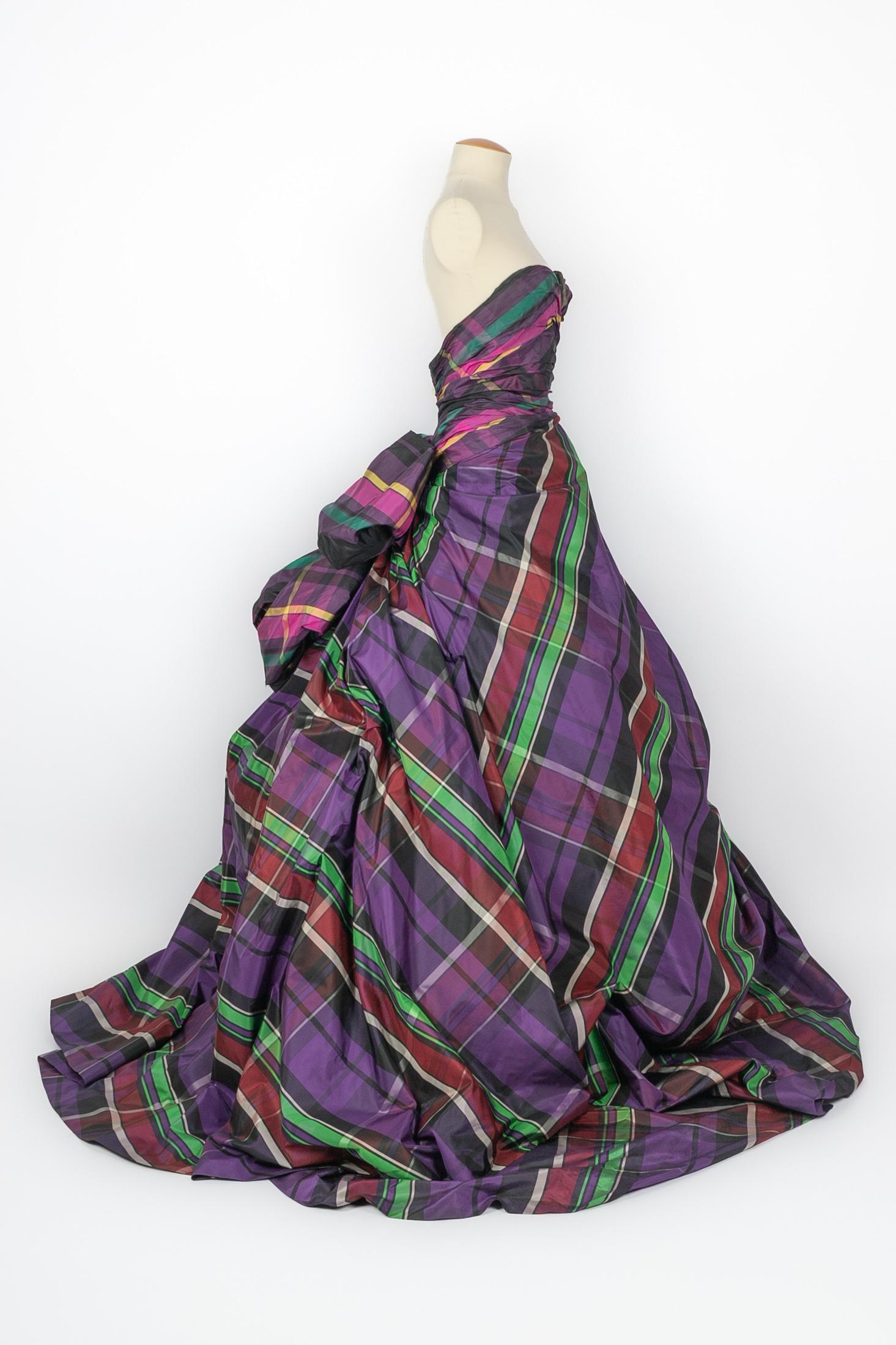 Black Emmanuel Ungaro dress Haute Couture For Sale