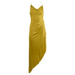 Emmanuel Ungaro - Robe asymétrique chartreuse F/W 2000