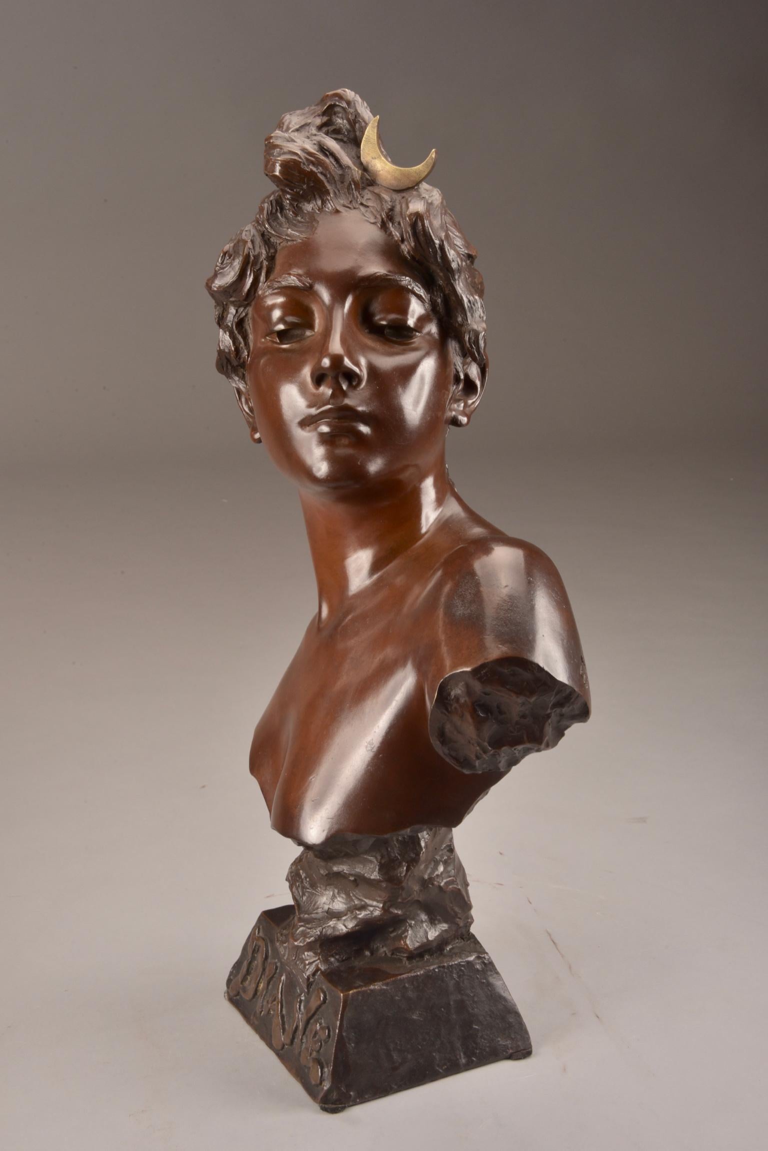 Emmanuel Villanis, Bronze Buste 