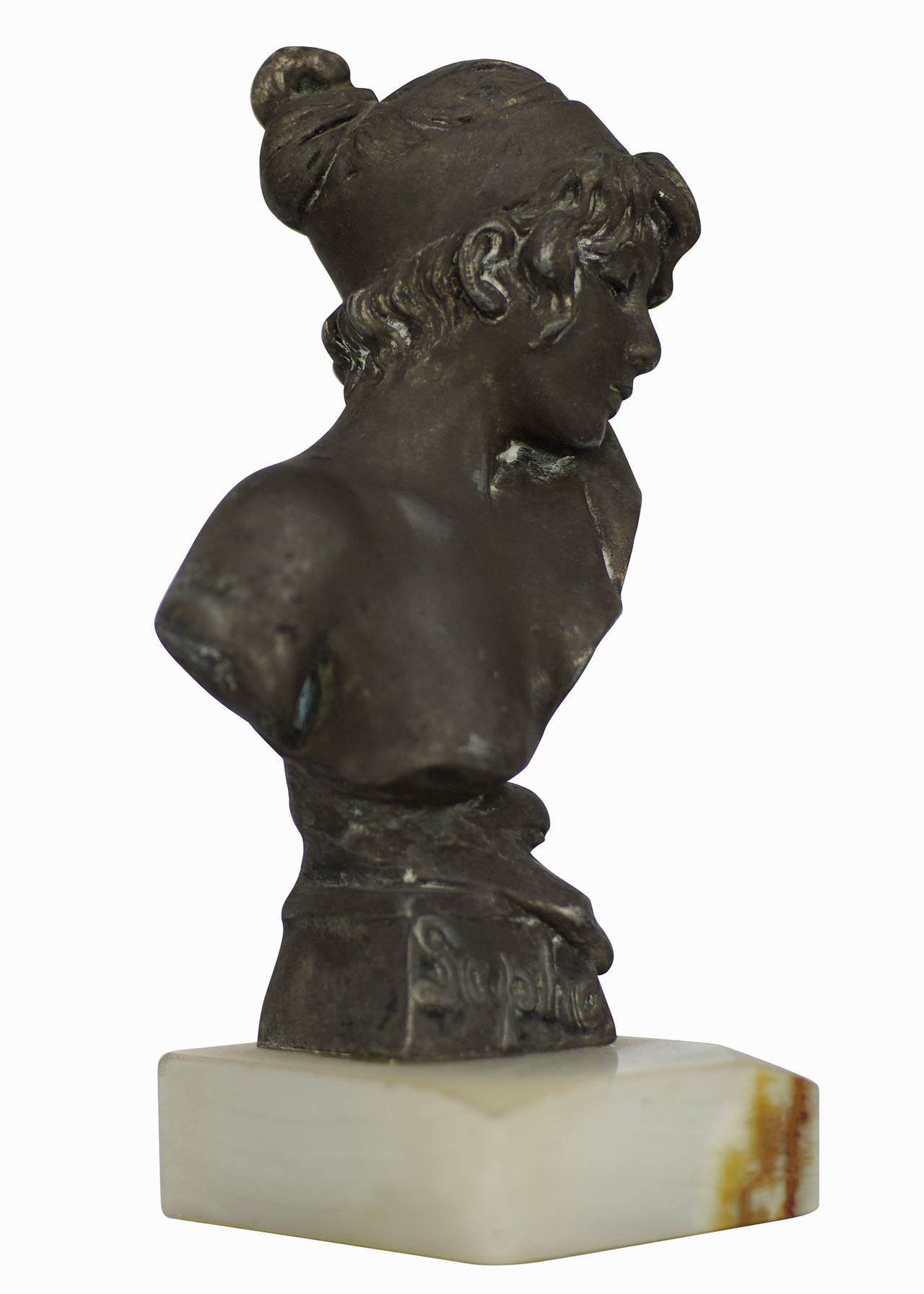 sappho bronze bust