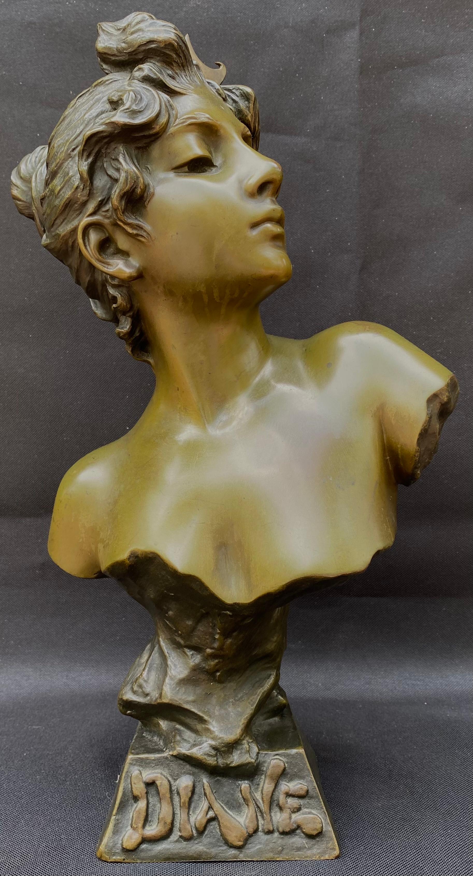 Emmanuel Villanis Figurative Sculpture - “Diana”