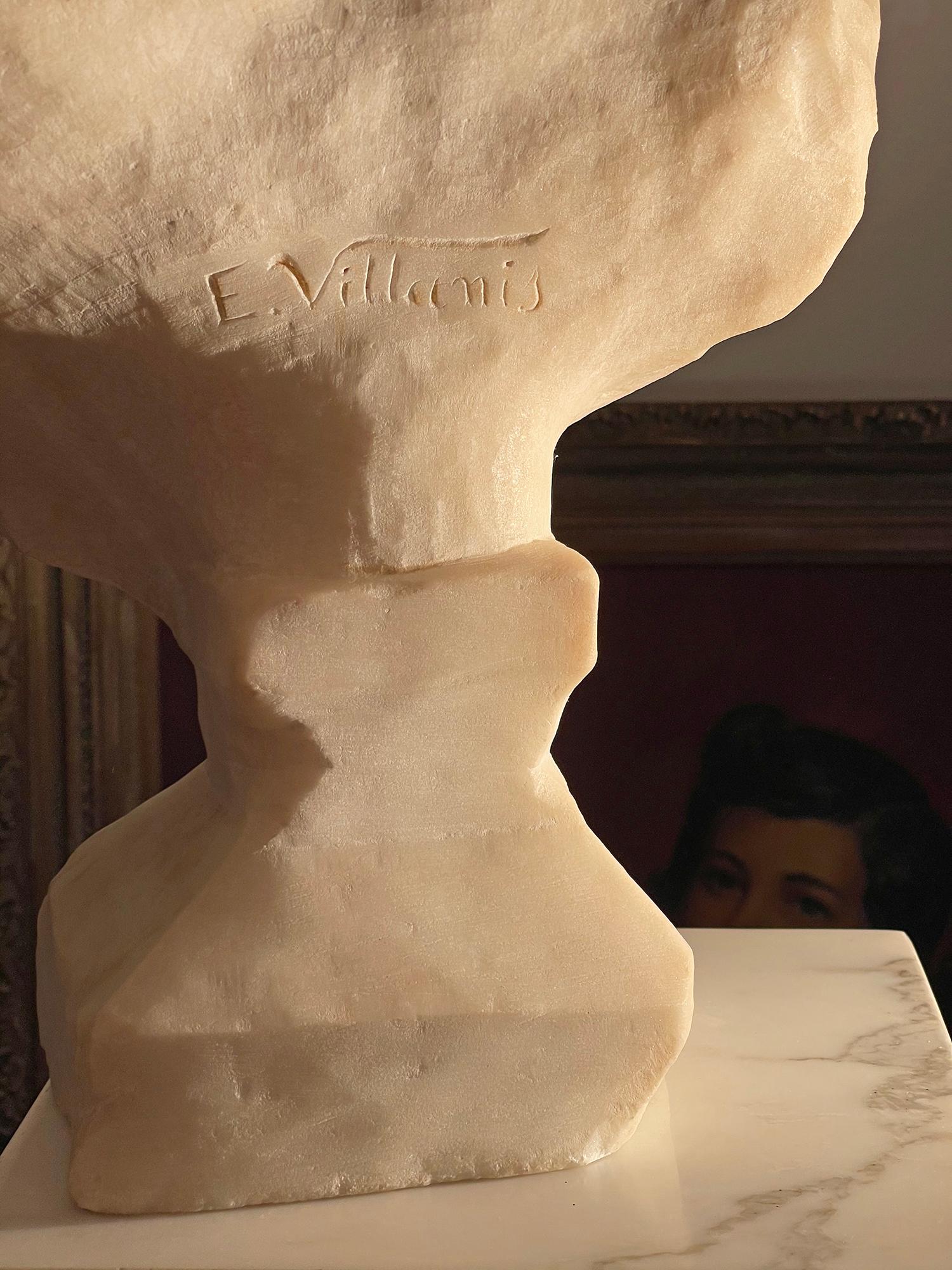 Phryne - Buste en marbre d'une belle jeune femme  Silhouette parfaite Art Nouveau en vente 11