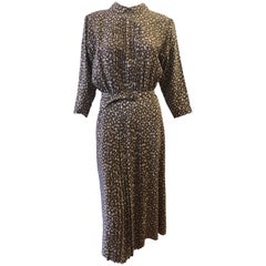 Retro Emmanuelle Khanh Paris 1980s Dress