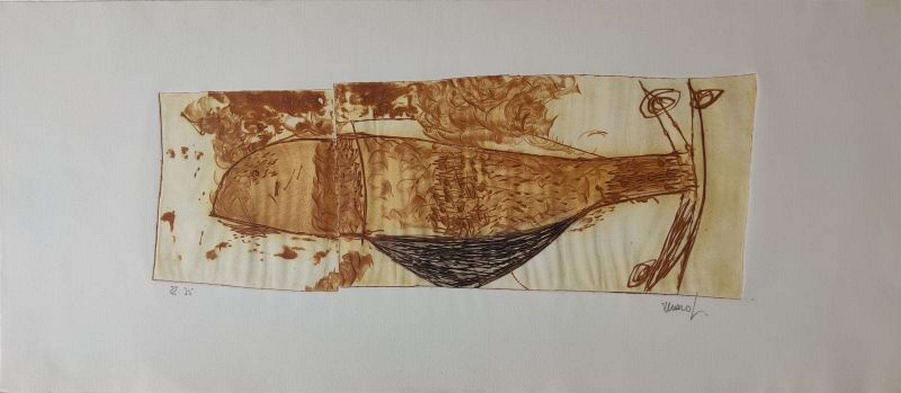 Abstract Print di  Emmanuelle Renard (1963) - Senza titolo