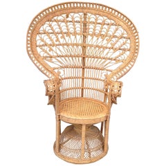 "Emmanuelle" Style "Peacock" Chair