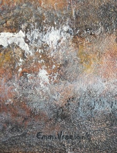 "Autumn is coming" abstract  acrylic on linen canvas 83x54cm 2017