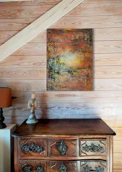 "Colorado 21" abstract painting acrylic  on linen canvas 73x54cm