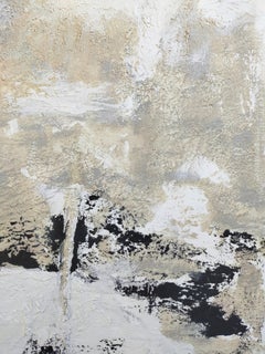 "Balance 2"  abstract acrylic paint on linen panel 120x120cm 2022