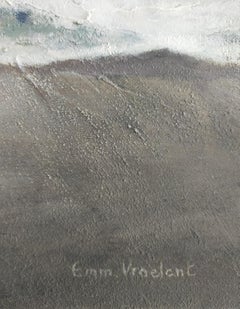 "Want to swim" figuratif marine acrylique  on linen canvas 60x100cm 2013