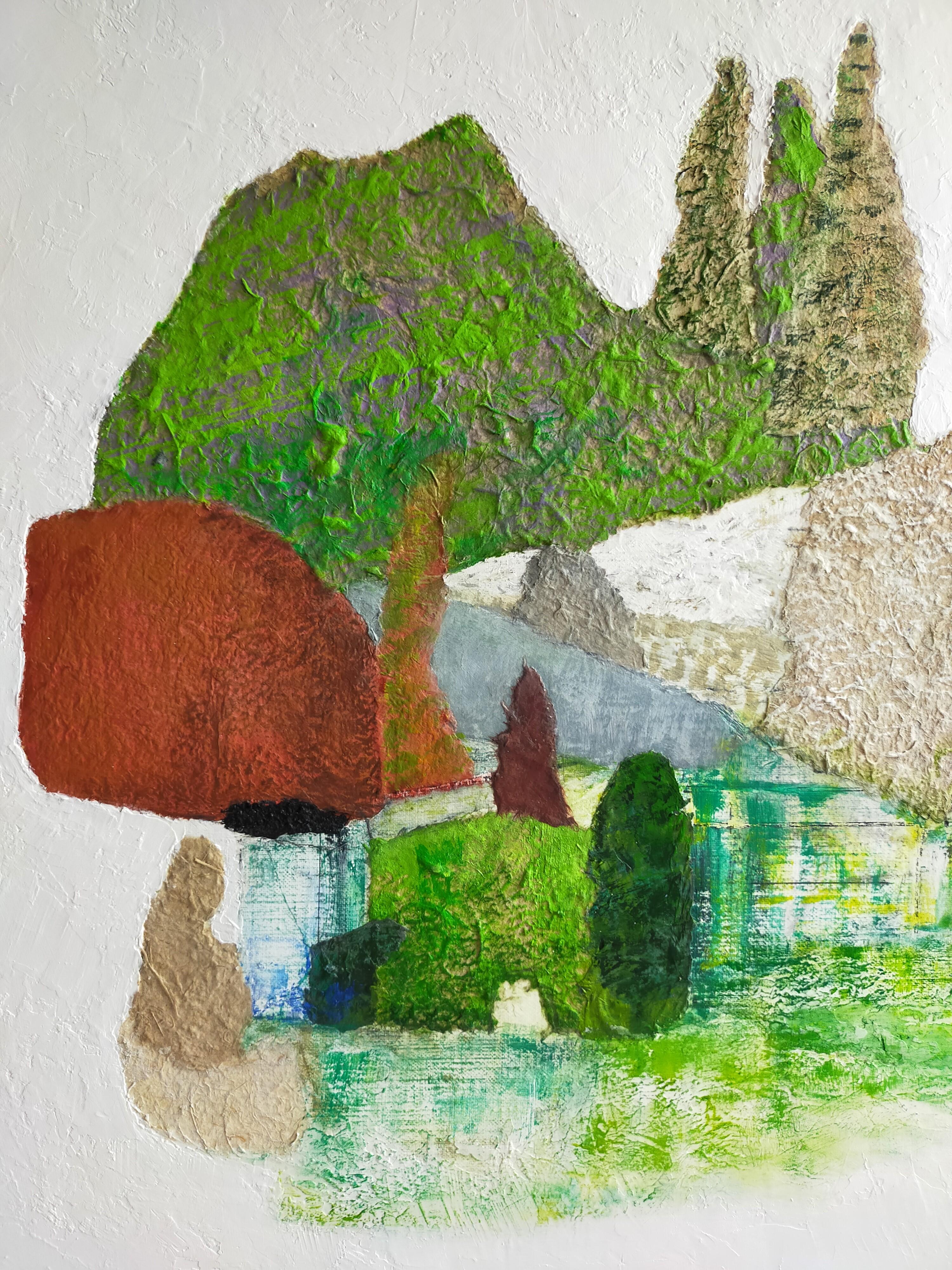 BUONGIORNO - Painting Espressionismo astratto di Emmanuelle Vroelant