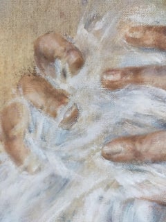 « TOUTE UNE VIE »  Portrait, acrylique,  50x70cm.