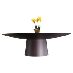Emmemobili UFO Esstisch mit eingebetteter Lazy Susan von Ferruccio Laviani, Emmemobili