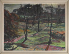Emmerich - German School, Fauvist Early 20thC Oil, Sunlight Through the Copse