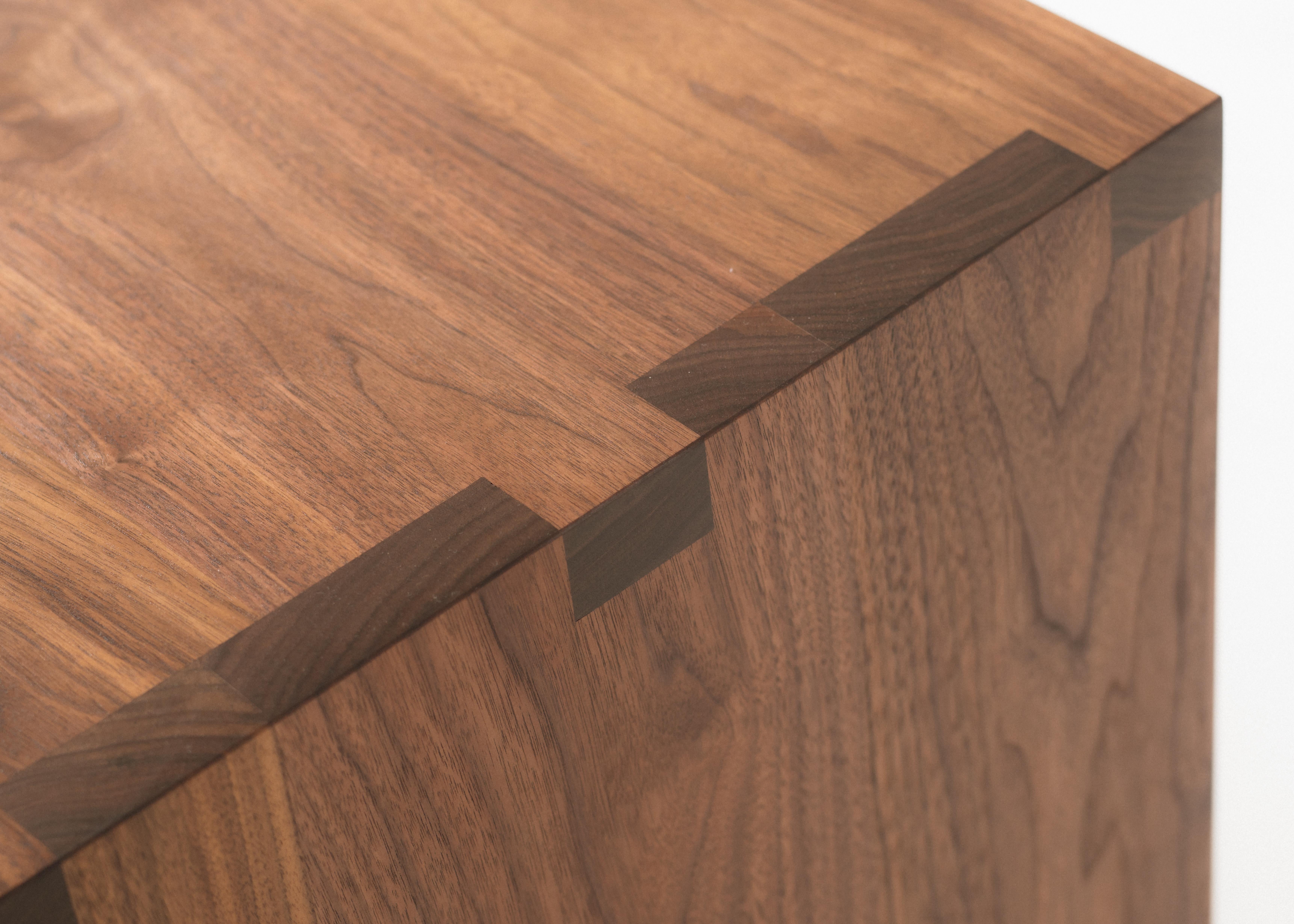 Emmett Desk Large, Handcrafted Solid Wood Desk For Sale 2