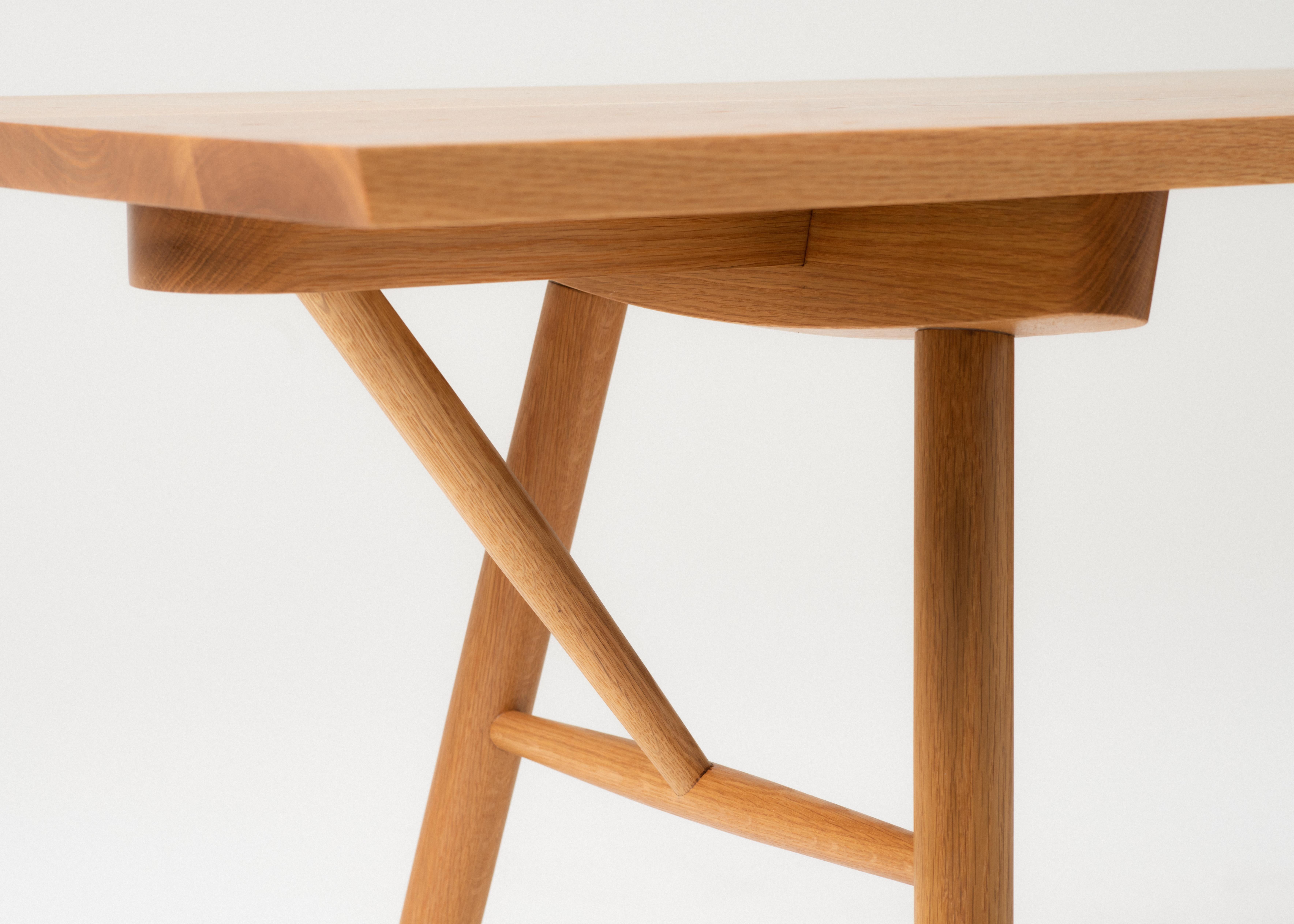 Joinery Emmett Desk Small, Handcrafted Solid Wood Desk  For Sale