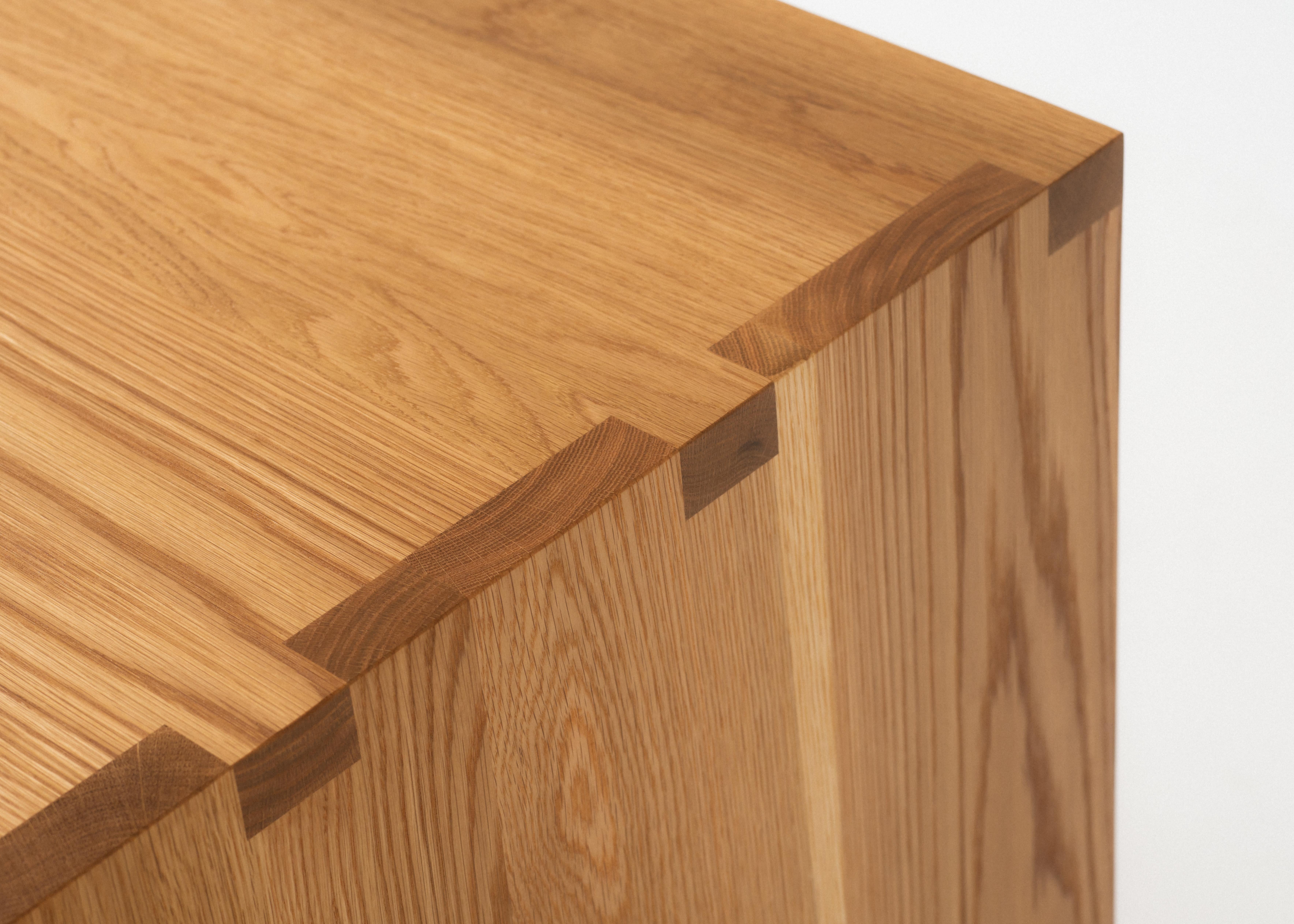 Hardwood Emmett Desk Small, Handcrafted Solid Wood Desk  For Sale