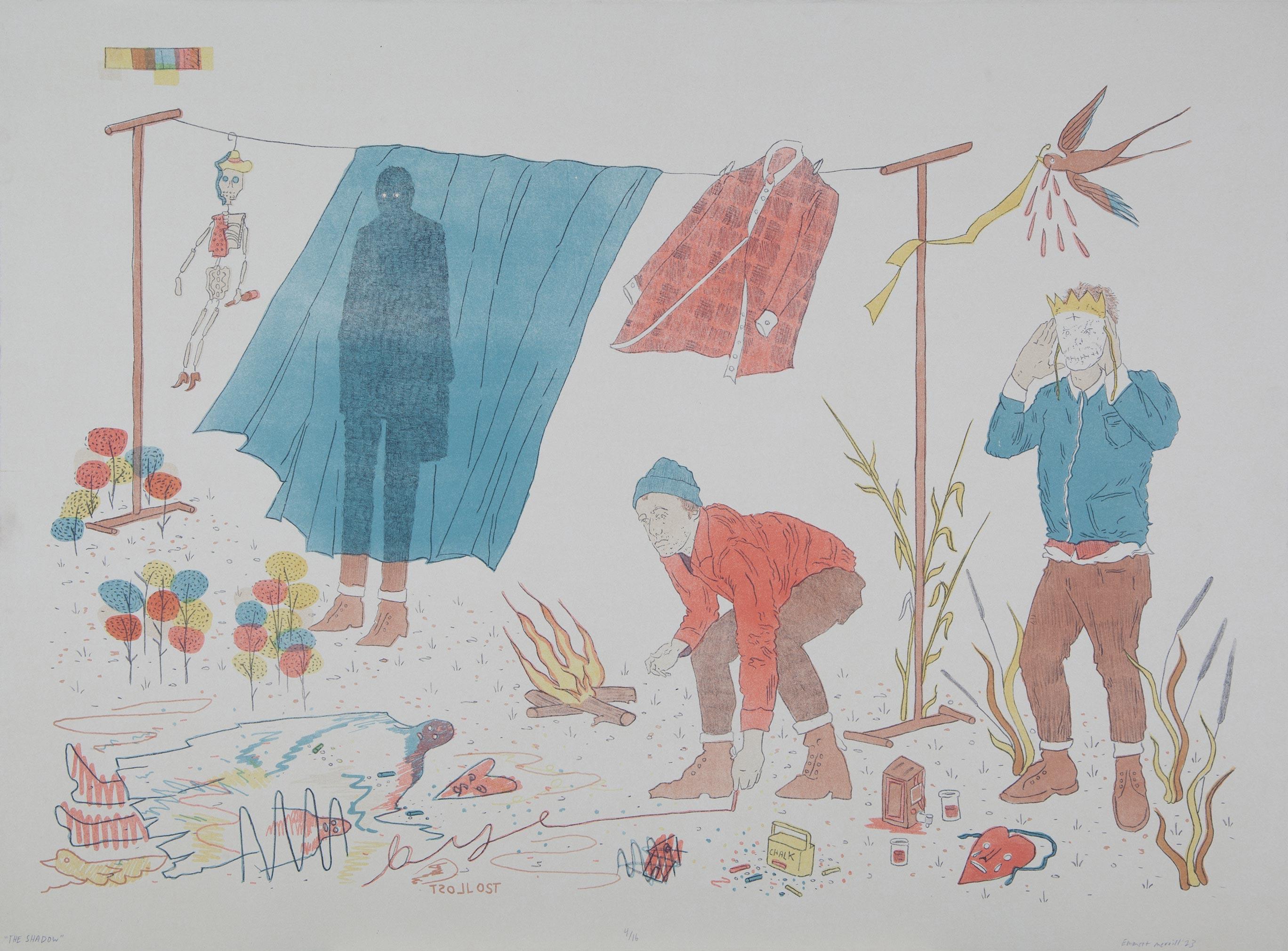 Emmett Merrill Landscape Print - The Shadow