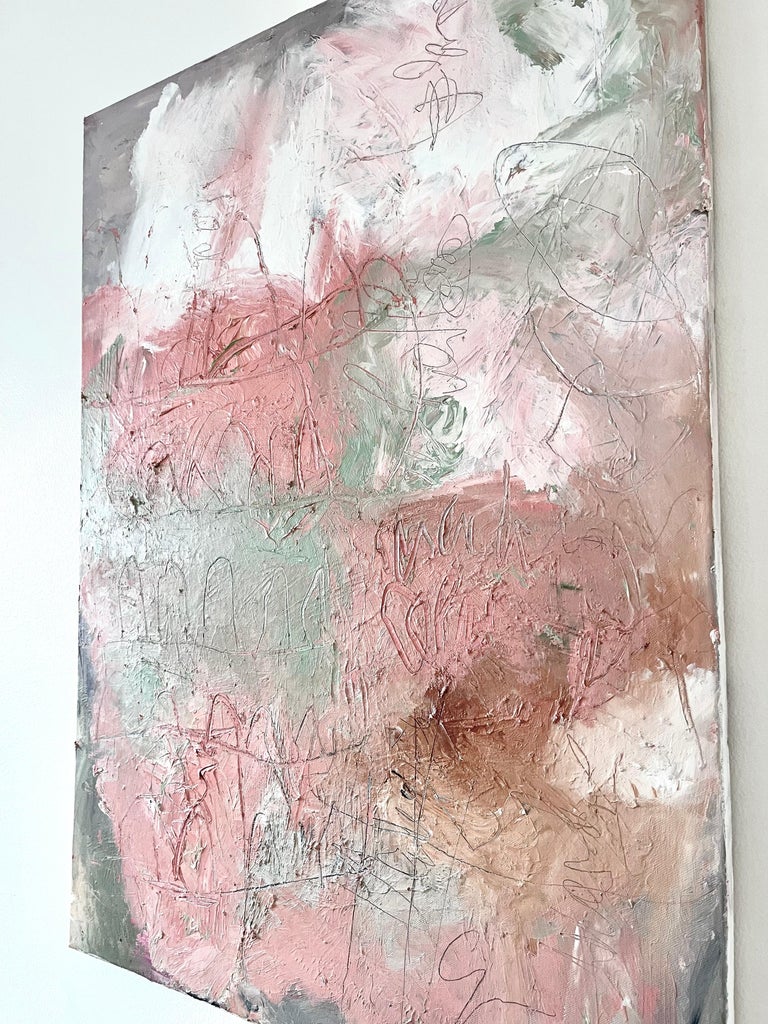 'rome' abstract expressionist, Scandinavian artwork - Painting by Emmi Granlund