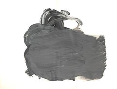 'Unfolding III' Abstract Expressionist, Scandinavian artwork, black and white