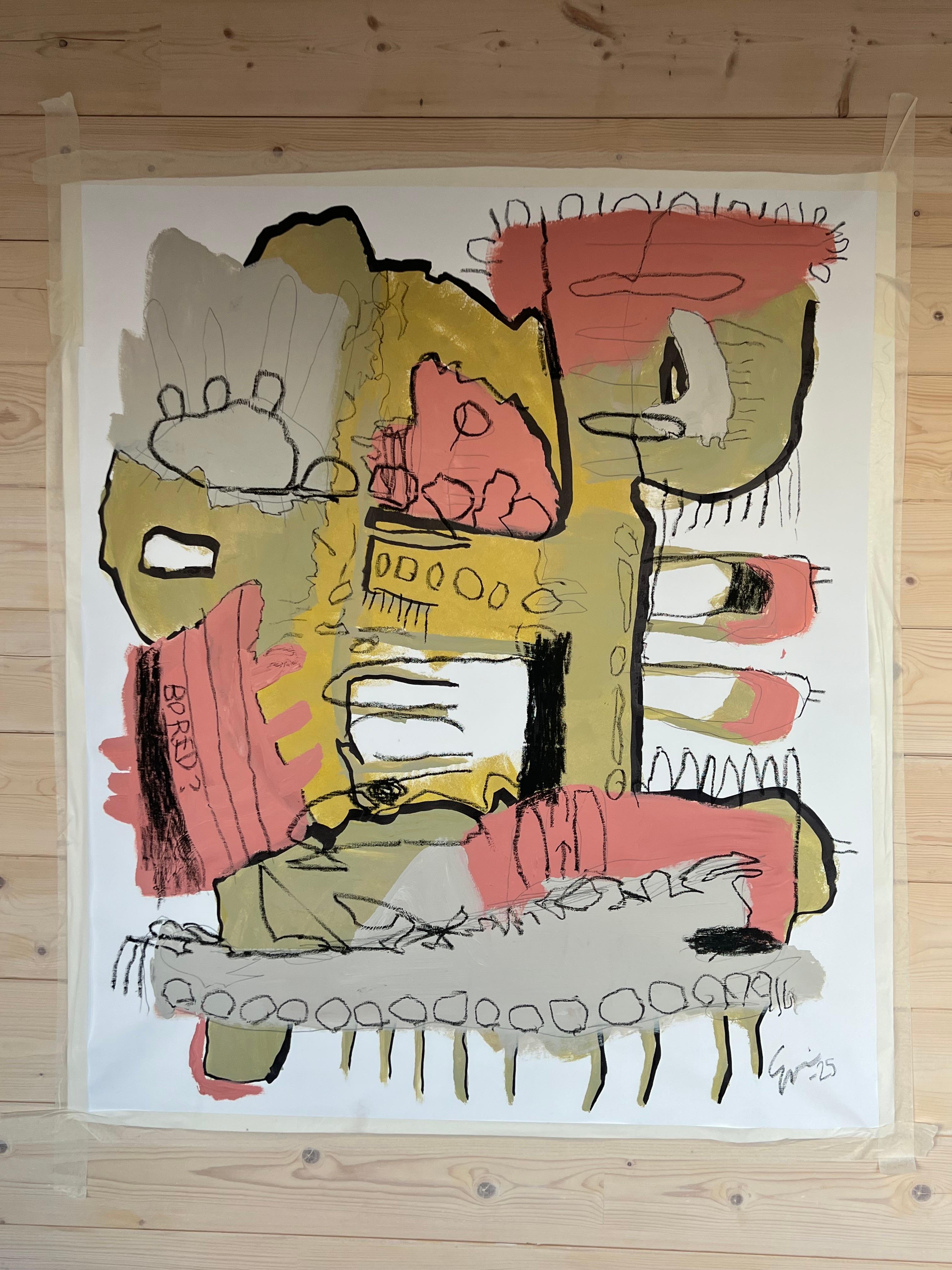 'Frequency Bloom' - Graffiti astratti con l'energia della primavera nordica in vendita 11