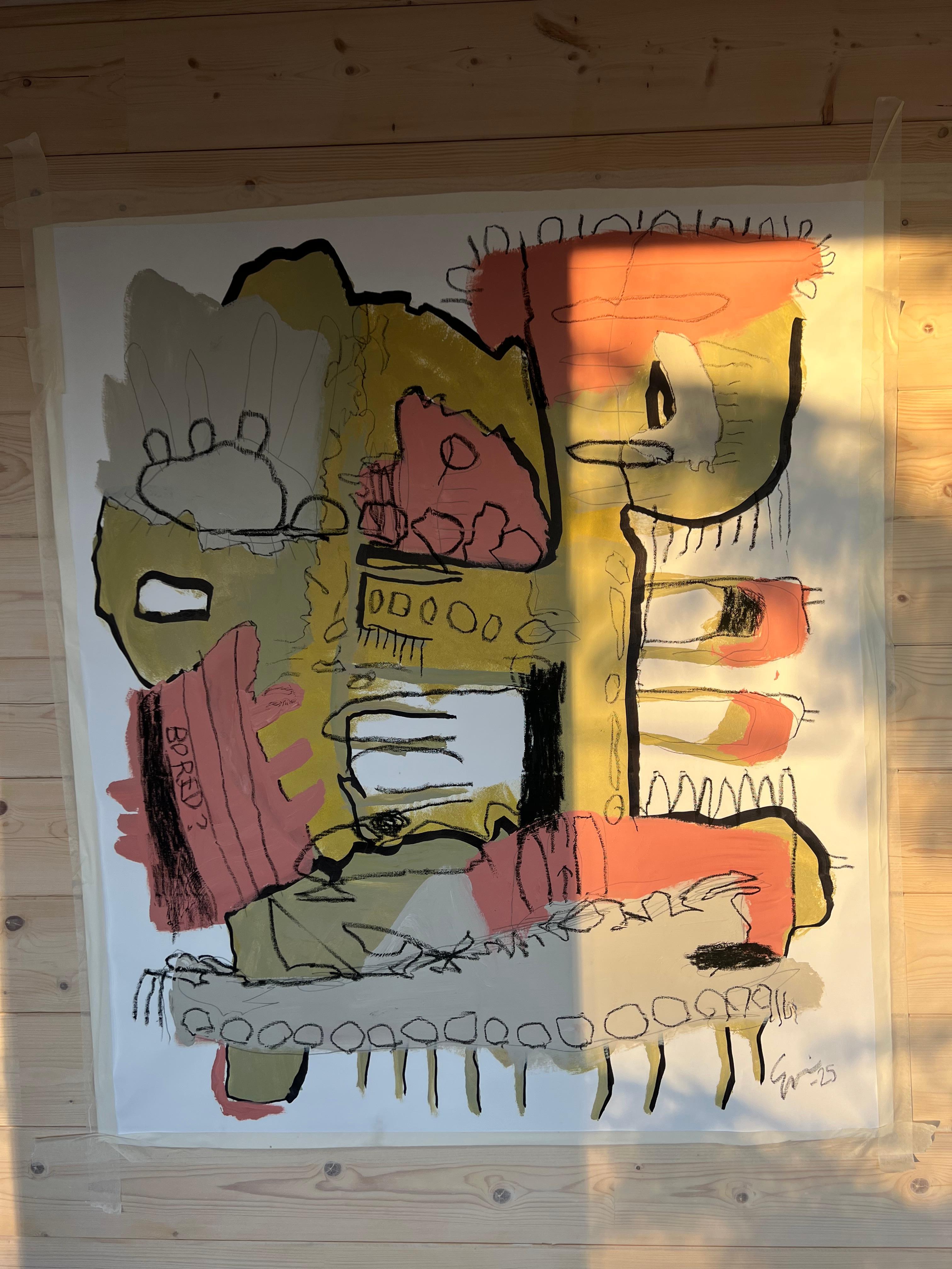 'Frequency Bloom' - Graffiti astratti con l'energia della primavera nordica in vendita 4