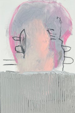 005 BEYOND THE FENCE minimalistische abstrakte pastellfarbene farbenfrohe pariser Chic