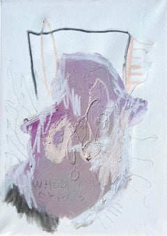 012 ”WHEN YOU EXPAND” minimal abstract pastel colourful lavender parisian chic