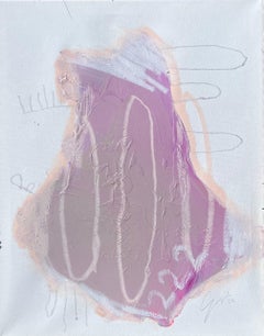 013 ”COURAGE TO FEEL” minimal abstract pastel colourful lavender parisian chic