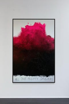 All the Pretty Dreams — Large Abstract Expressionist Painting in Pink and Brown