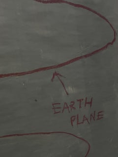 "EARTH PLANE" minimal astratto pastello colorato turchese parigino chic