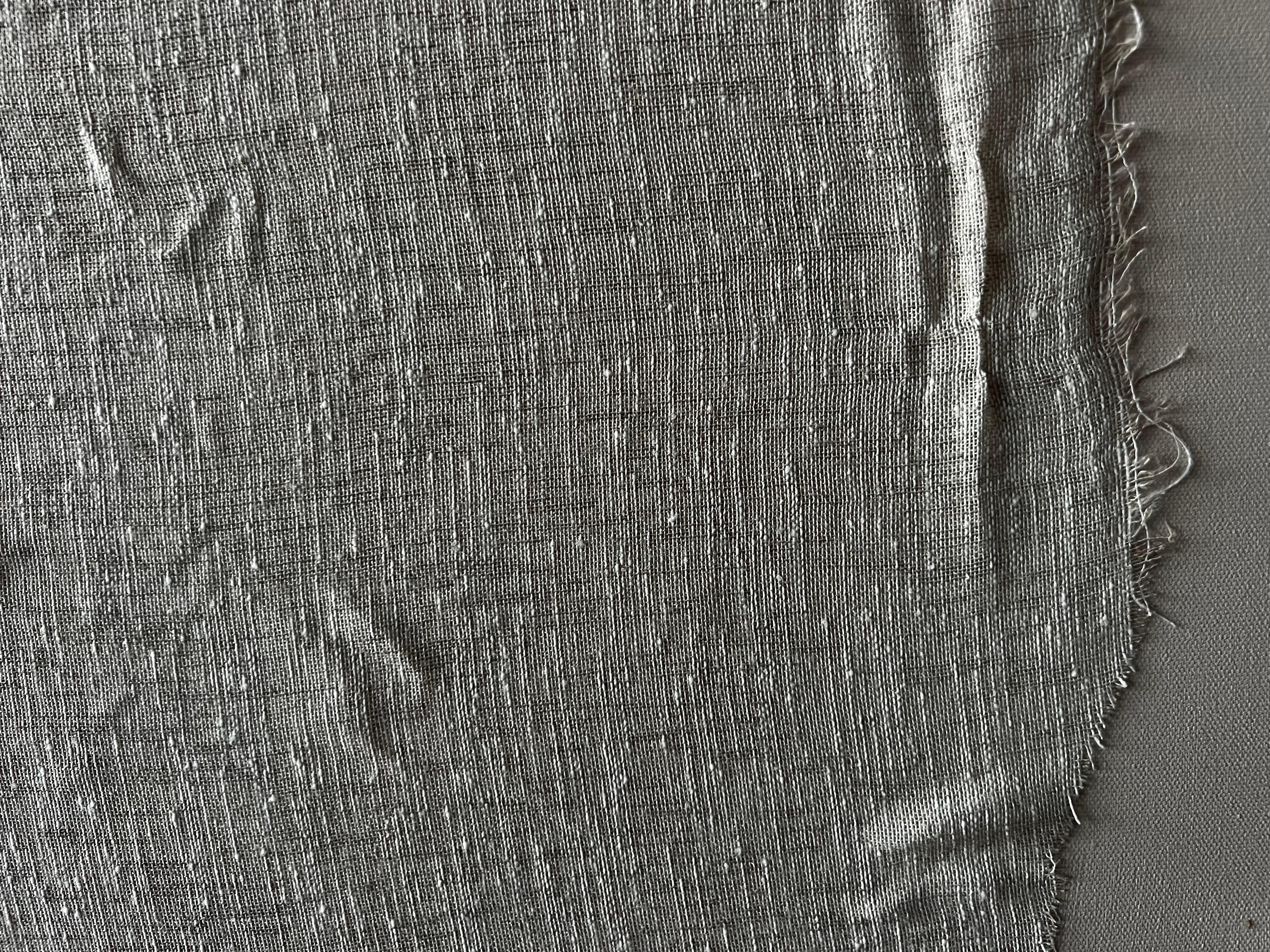 Fragment Of Silence — Large Minimalist Textile-Inspired Abstract Painting For Sale 4