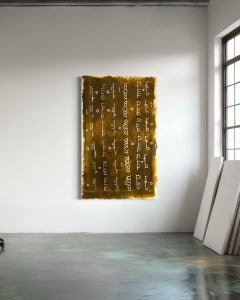 Patterns – Nordic Abstract Contemporary Painting Forest Green Spiritual Motifs