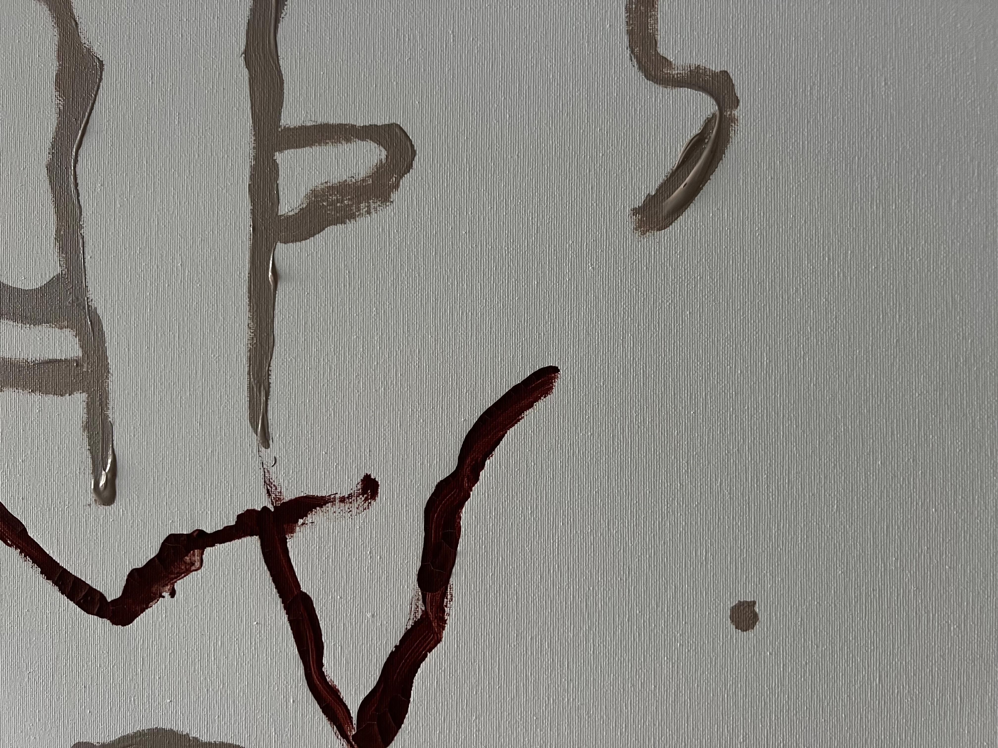 Totem of Balance — Minimal Abstract Painting by Emmi Iida For Sale 6