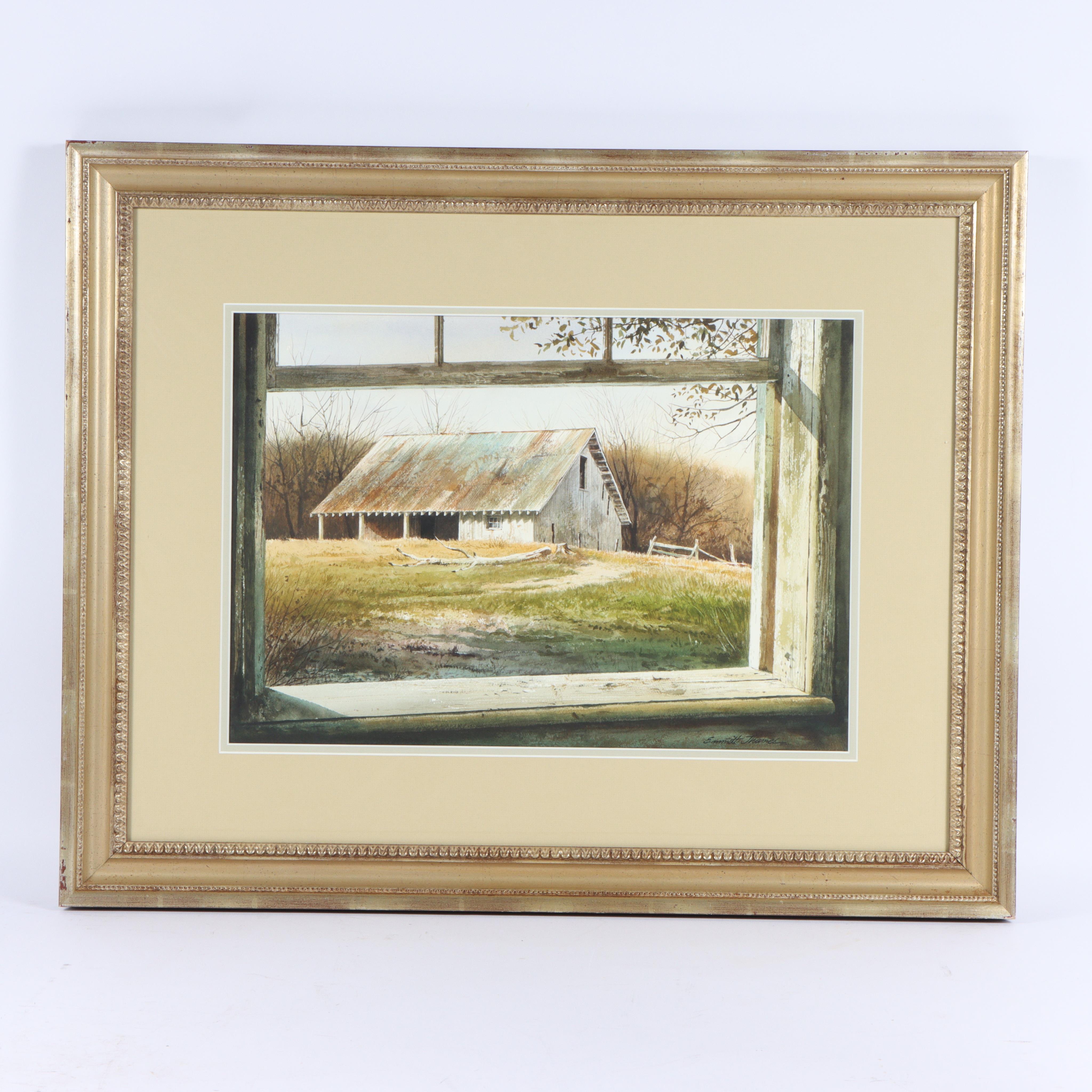 Vue de la grange