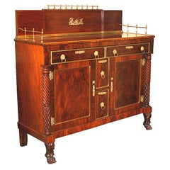 Antique Emmons & Archibald Boston Classical Sideboard