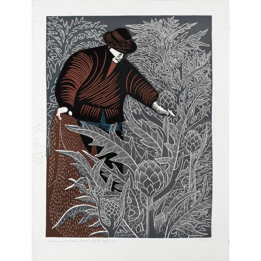 Prueba de artista de Emmy Lou Packard 