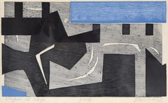 "Shapes of Noyo" Woodblock Print on Paper (Artist's Proof)