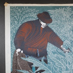 Emmy Lou Packard "Artichoke Pickers", Signed, 1950