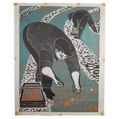 Emmy Lou Packard „Erdbeerpflanzgefäße in der Nähe von Pajaro“, 1950
