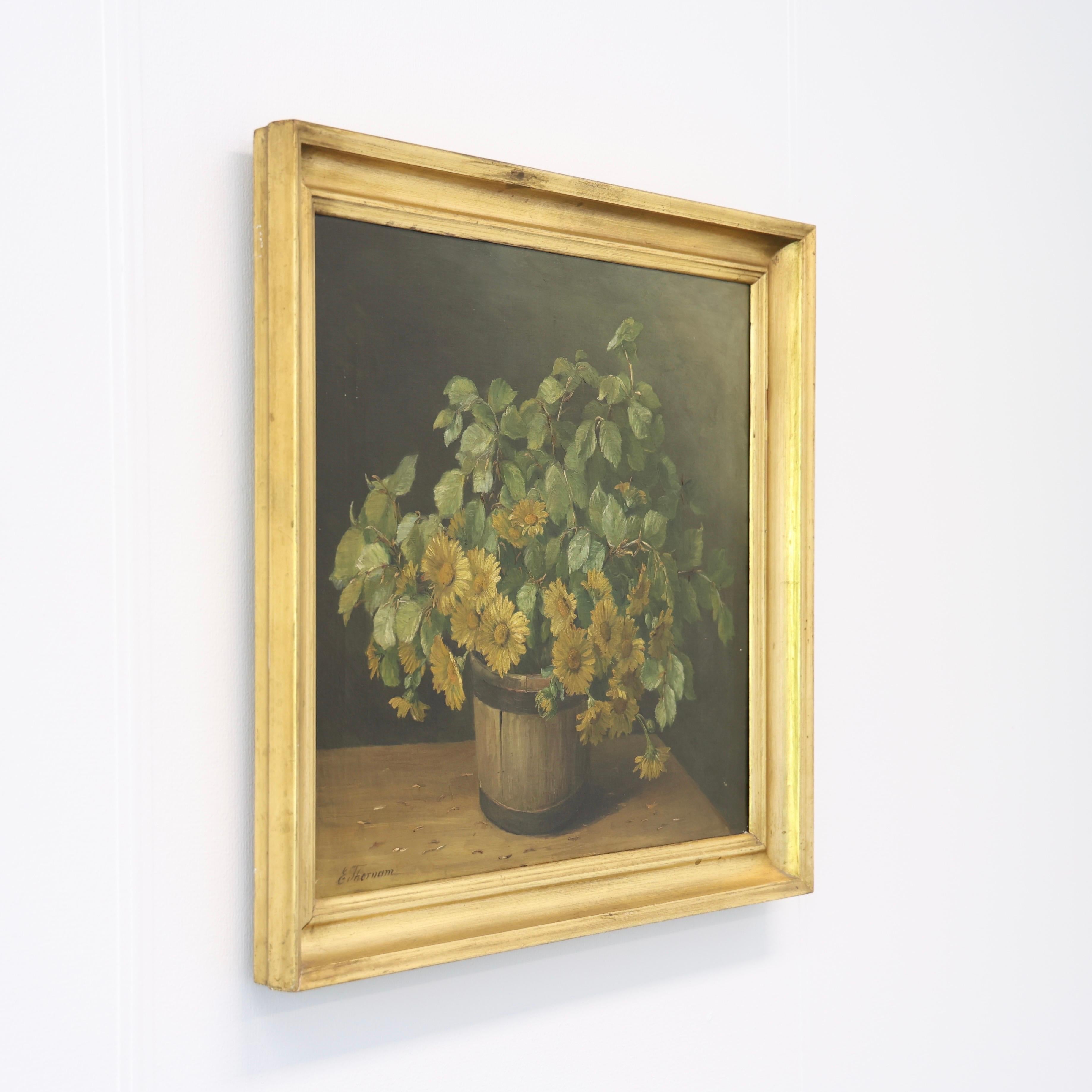 Danois Emmy Thornam Nature morte aux fleurs, années 1920, Danemark en vente