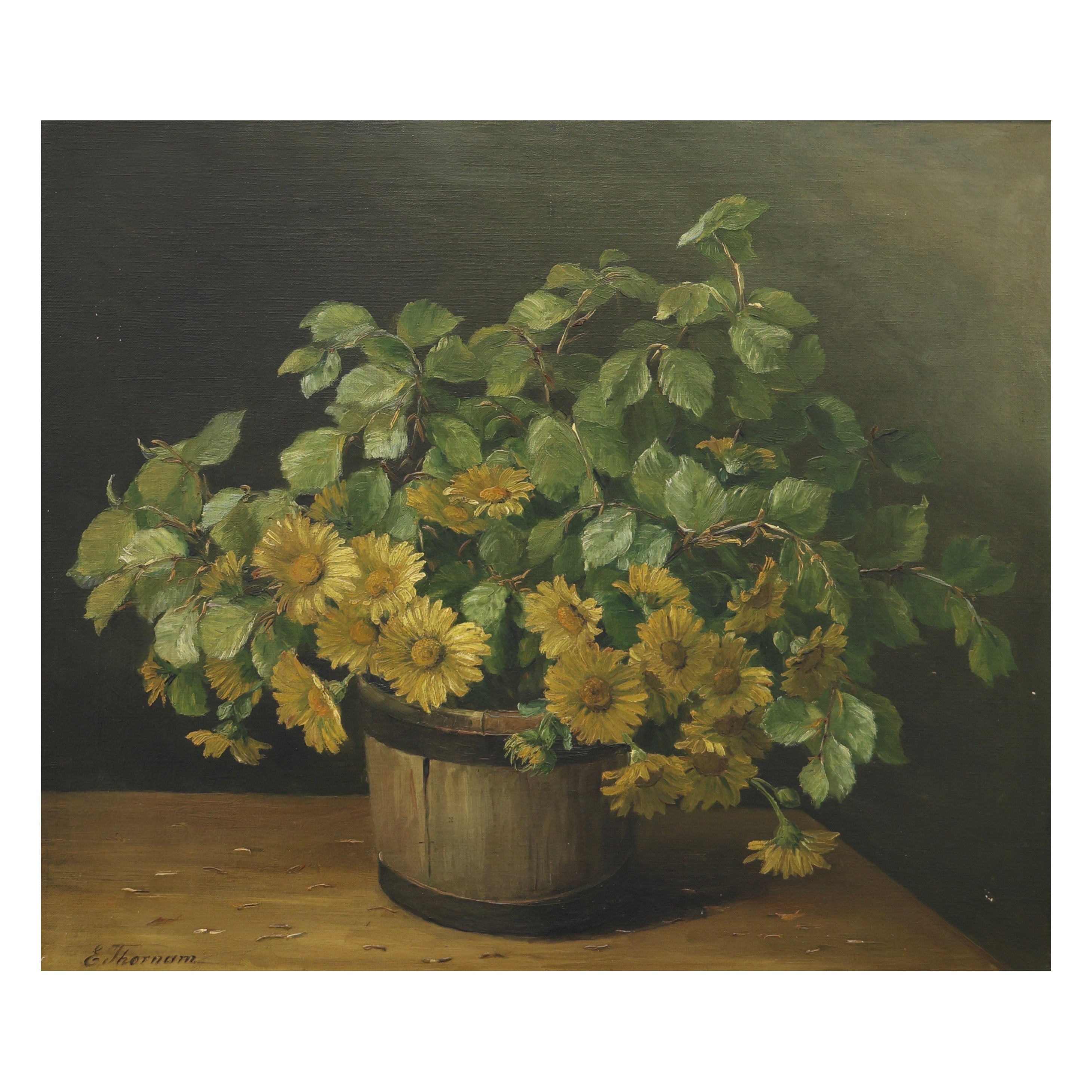 Emmy Thornam Nature morte aux fleurs, années 1920, Danemark en vente