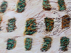 Loosened Cobbles - gestural natural organic abstraction in neutral tones