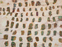 Loosened Cobbles - gestural natural organic abstraction in neutral tones