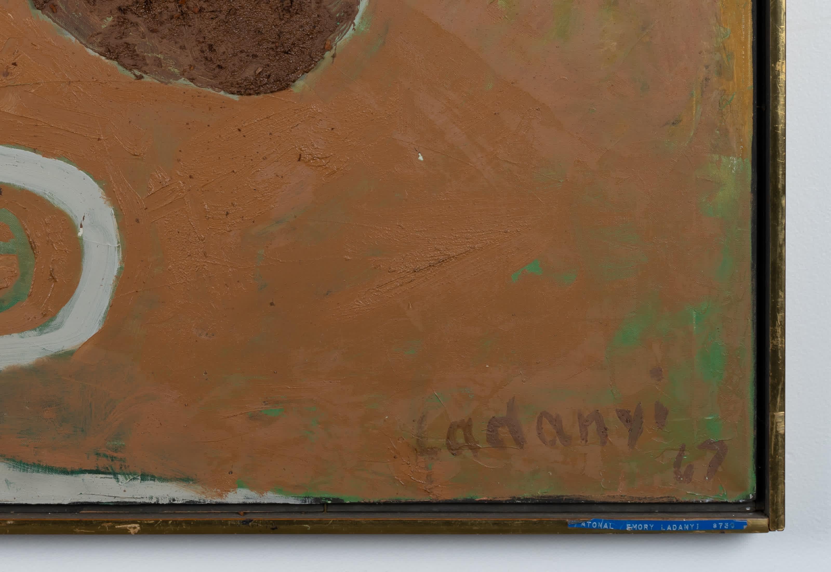 Atonale - Abstract Painting Marrone di Emory Ladanyi
