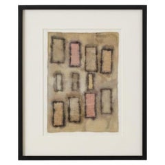 EMOTIONAL TRACES OF THE PAST (21) – Plant-Dyed Botanical Art on Cotton Canvas