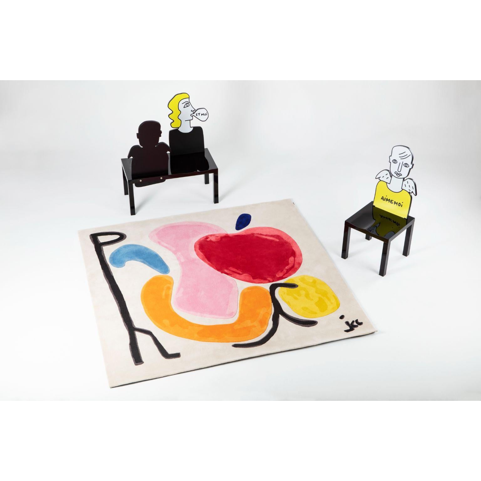 Emotional Traffic Rug by Jean-Charles de Castelbajac In New Condition For Sale In Geneve, CH