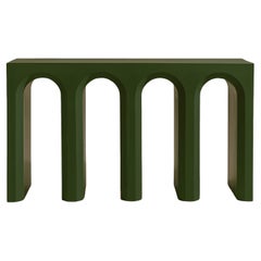 Empat Arched Console Table Hunter Green