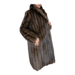 Emperial dark Russian Sable fur coat size 10 givenchy