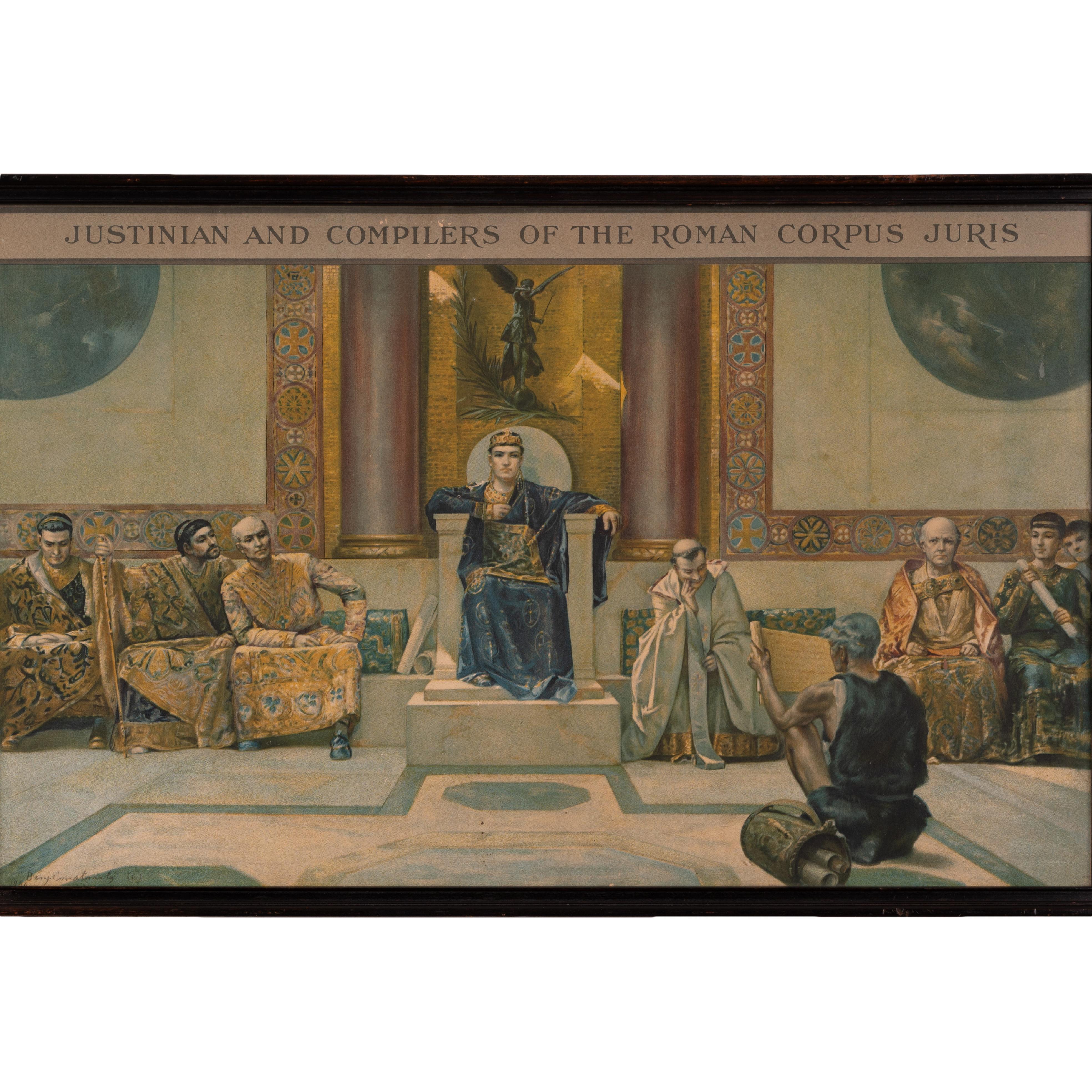 Other Emperor Justinian Lithograph, c. 1870s For Sale