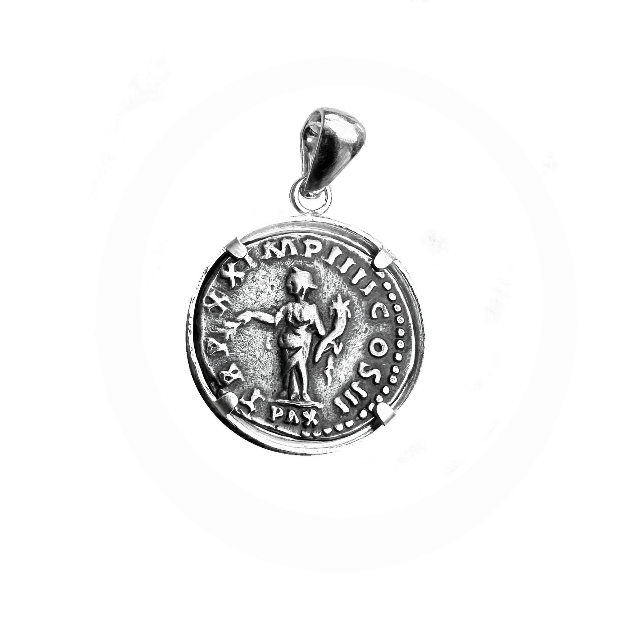 EMPEROR MARCUS AURELIUS Echte antike römische Münze 2. Cent. AD-Anhänger im Zustand „Neu“ in Roma, IT